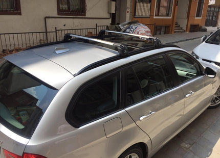 For Bmw 3 Touring F31 2012-2019 Roof Rack Cross Bars Flush Rail Silver