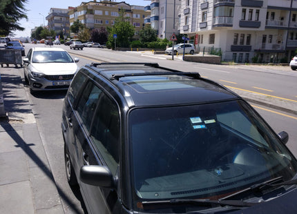 For Subaru Forester SG 2003-07 Roof Rack Cross Bars Metal Bracket Flush Rail Alu Silver