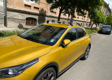 For Kia XCeed (2019-2025) Roof Rack Cross Bars Flush Rail, Black