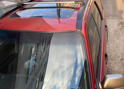 For Subaru Forester SG 2003-07 Roof Rack Cross Bars Metal Bracket Flush Rail Alu Silver