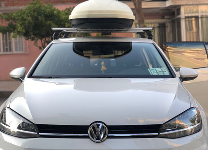 For Volkswagen Golf 5D (MK7) 2012-2019 Roof Rack Cross Bar Normal Roof Alu Silver