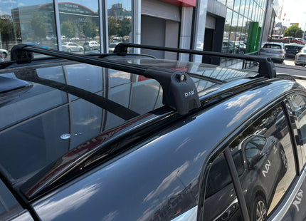 For Kia Sorento 2020-Up Roof Rack Cross Bars Flush Rail Alu Black