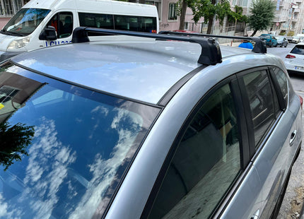 For Mazda CX 5 KE 2011-2017 Roof Rack Cross Bars Fix Point Alu Silver