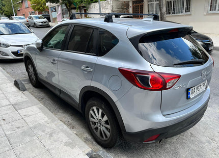 For Mazda CX 5 KE 2011-2017 Roof Rack Cross Bars Fix Point Alu Black