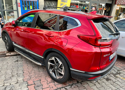 For Honda CR-V MK5 2017-22 Roof Rack Cross Bars Metal Bracket Flush Rail Alu Black