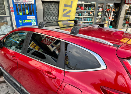 For Honda CR-V MK5 Roof Rack Cross Bars Metal Bracket Normal Roof Alu 2017-2022 Black