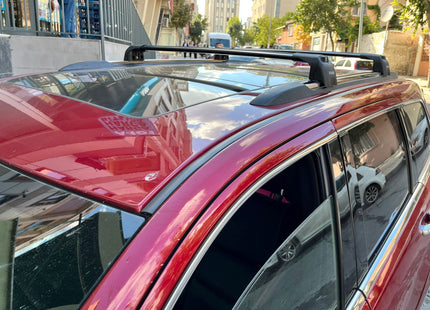 For Jeep Grand Cherokee WK2 2011-2021 Roof Rack Cross Bars Flush Rail Alu Black