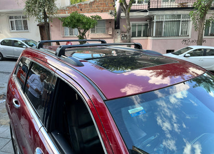 For Jeep Grand Cherokee WK2 2011-2021 Roof Rack Cross Bars Flush Rail Alu Silver