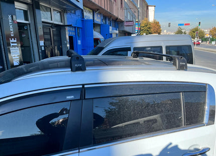 For Kia Sportage 2010-2016 Roof Rack Cross Bars Flush Rail Alu Silver