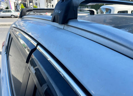 For Kia Sportage 2010-2016 Roof Rack Cross Bars Flush Rail Alu Black