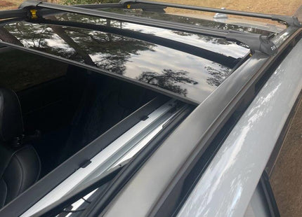 For Kia Sorento 2021-Up Roof Rack Cross Bars Raised Rail Alu Black