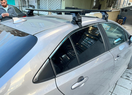 For Toyota Corolla Sedan 2013-2018 Roof Rack Cross Bars Normal Roof Silver
