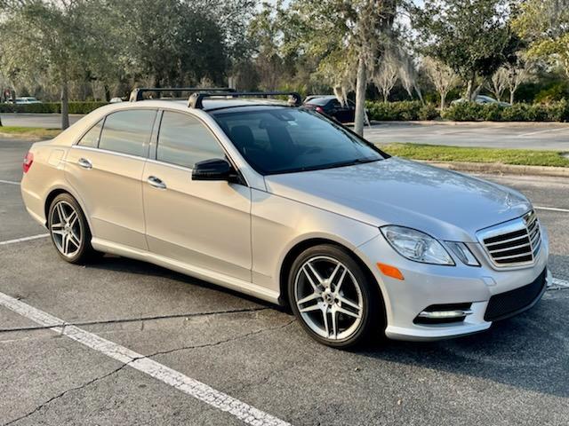 For Mercedes Benz E Sedan W212 2009-2013 Roof Rack Cross Bars Fix Point Alu Black