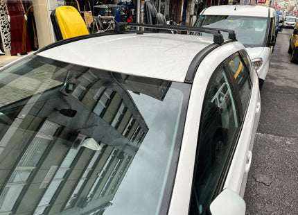 For Toyota Auris TouringSport 2013-Up Roof Rack Cross Bars Flush Rail Alu Silver