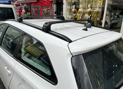 For Toyota Auris TouringSport 2013-Up Roof Rack Cross Bars Flush Rail Alu Silver