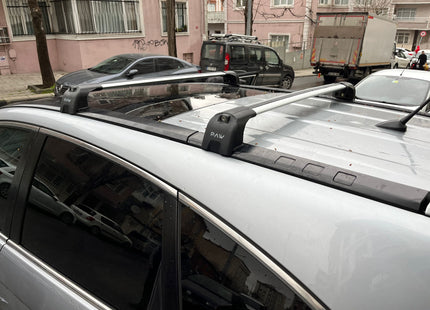 For Honda CR-V MK3 2007-12 Roof Rack Cross Bars Metal Bracket Fix Point Alu Silver