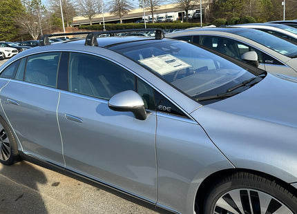 For Mercedes Benz EQS Sedan 2021-2025 Roof Rack Cross Bars Fix Point Alu Black