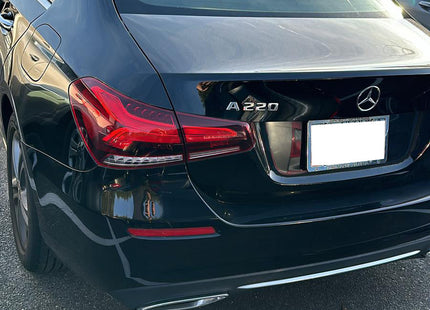 For Mercedes A Sedan W177 2018-Up Roof Rack Cross Bars Fix Point Alu Black