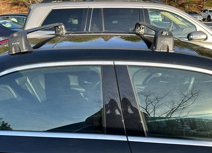 For Mercedes A Sedan W177 2018-Up Roof Rack Cross Bars Fix Point Silver