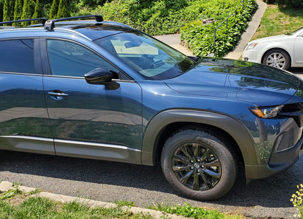 For Mazda CX 30 2020-Up Roof Rack Cross Bars Flush Rail Alu Black