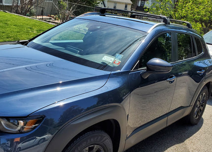 For Mazda CX 30 2020-Up Roof Rack Cross Bars Flush Rail Alu Black