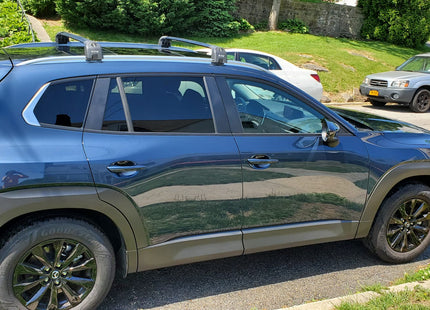 For Mazda CX 30 2020-Up Roof Rack Cross Bars Flush Rail Alu Black