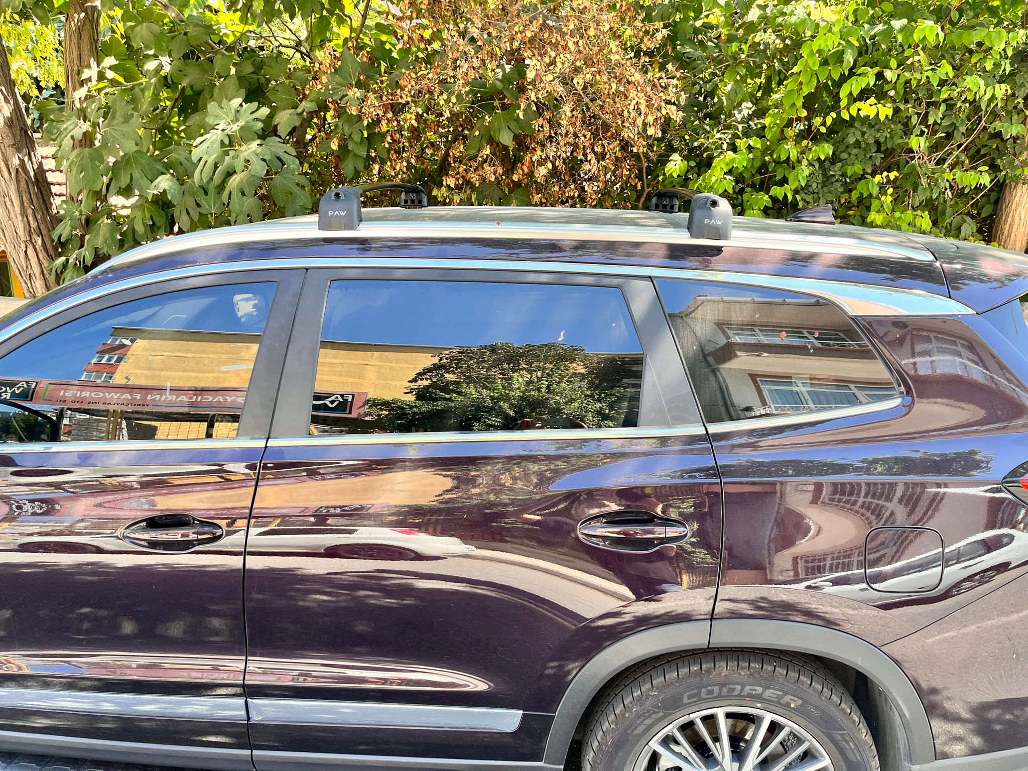 For Fownix TIGGO 8 Pro Aluminium Cross Bar, Roof Rack System, Flush Rail, Silver 2022- Up