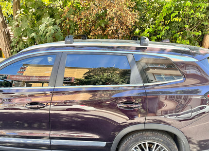 For Fownix TIGGO 8 Pro Aluminium Cross Bar, Roof Rack System, Flush Rail, Silver 2022- Up