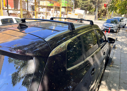 For Fownix TIGGO 8 Pro Aluminium Cross Bar, Roof Rack System, Flush Rail, Black 2022- Up