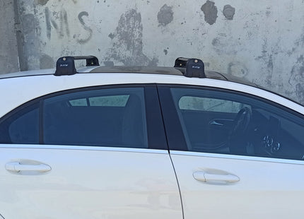 For Mercedes Benz A W169/176 2004-2018 Roof Rack Cross Bars Fix Point Alu Silver