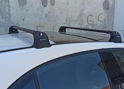 For Mercedes Benz A W169/176 2004-2018 Roof Rack Cross Bars Fix Point Alu Black