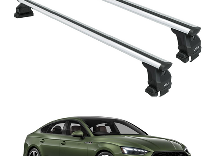 For Audi A5 Sportback (2017-2024) Roof Rack Cross Bars, Silver