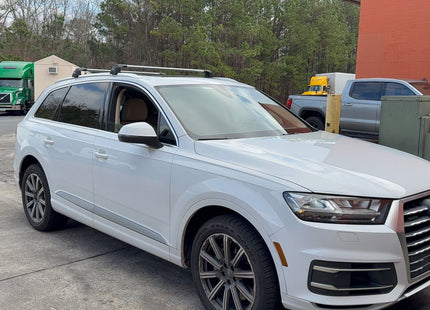 For Audi Q7 2016-2025 Roof Rack Cross Bars Flush Rails Silver