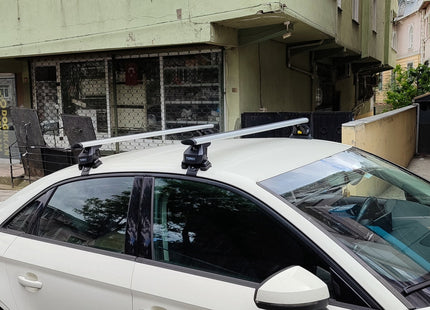 For Audi A3 Sedan Roof Rack Cross Bars Normal Roof Alu Silver 2013-Up