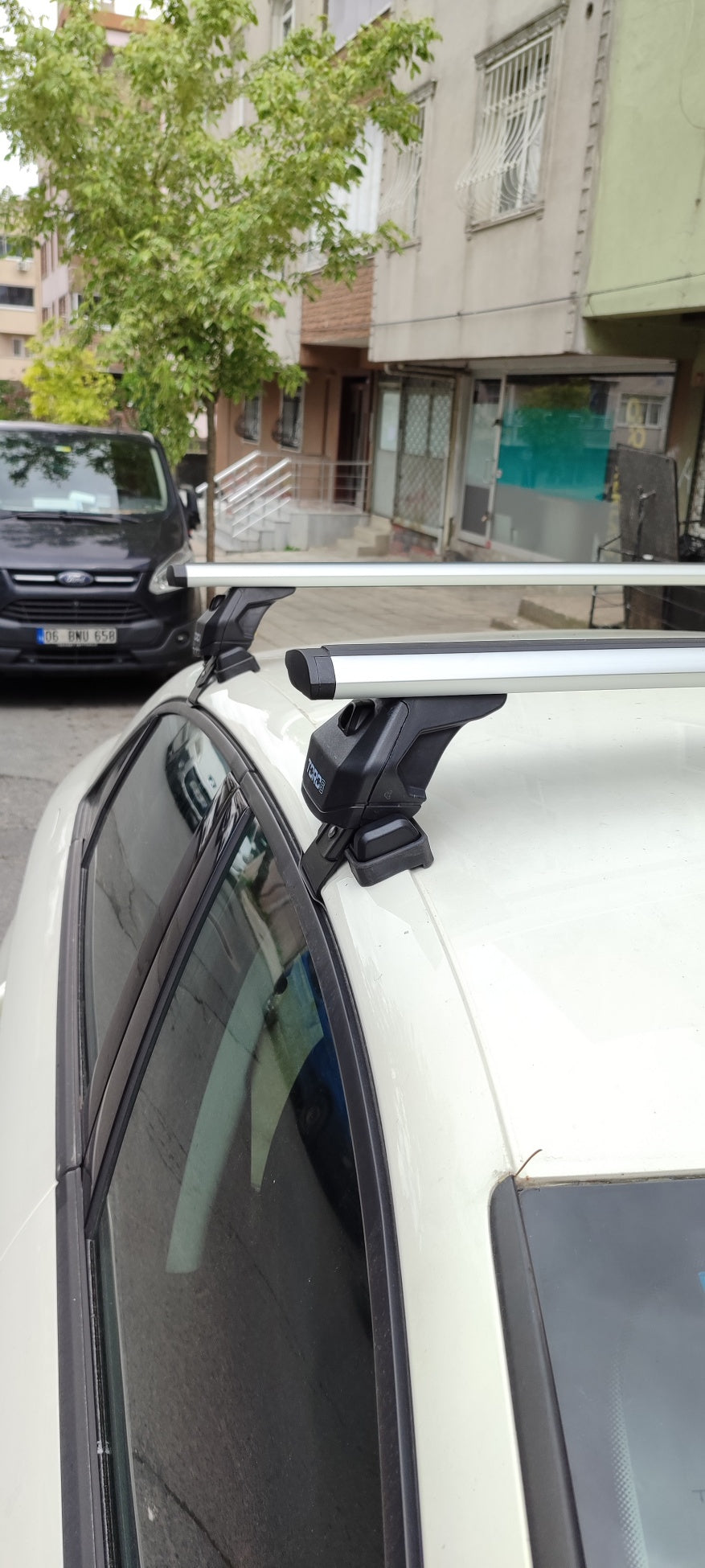 For Audi A3 Sedan Roof Rack Cross Bars Normal Roof Alu Black 2013-Up