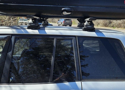 For Toyota Rav 4 2000-2006 Roof Rack Cross Bars Fix Point Silver