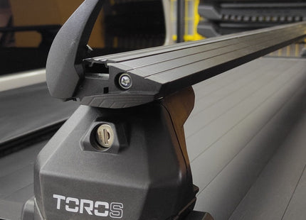 For Volkswagen ID. Buzz Roof Rack Cross Bar Alu Fix Point 3Qty Black