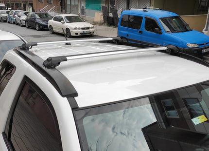 For Suzuki Grand Vitara JT Roof Rack Cross Bars Flush Rail Black 2005-2015