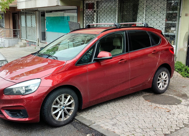 For Bmw 2 Active Tourer F45 2014-2021 Roof Rack Cross Bars Flush Rail Silver