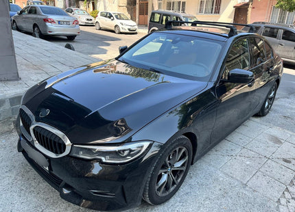 For Bmw 3 Sedan G20 2018-2025 Roof Rack Cross Bars Fix Point Black