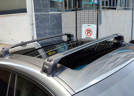 For Bmw 3 GT F34 2013-2019 Roof Rack Cross Bars Fix Point Black