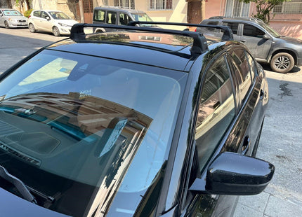 For Bmw 3 Sedan E90 2005-2011 Roof Rack Cross Bars Fix Point Silver