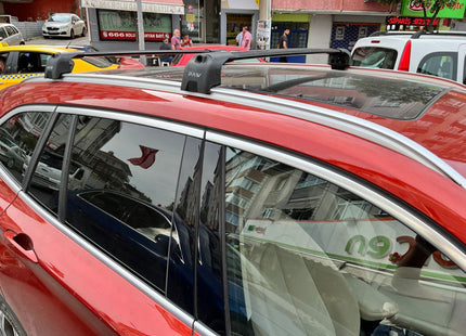 For Kia EV5 Roof Rack Cross Bars Flush Rail Alu Silver