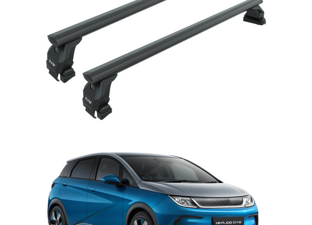 For Byd Dolphin 2020-2025 Roof Rack, Aluminium Cross Bar, Normal Roof, Black