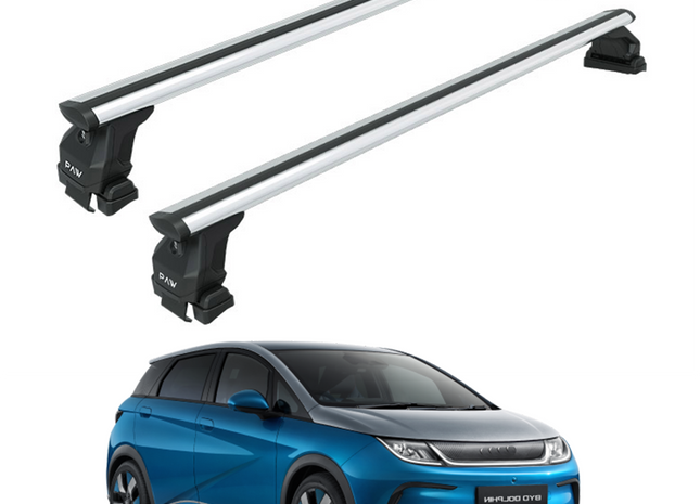 For Byd Dolphin 2020-2025 Roof Rack, Aluminium Cross Bar, Normal Roof, Silver