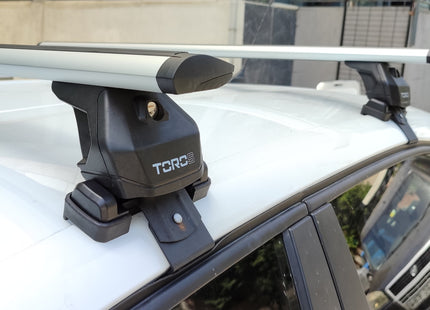 For Citroen C3 Roof Rack System, Aluminium Cross Bar, Metal Bracket, Normal Roof, Black