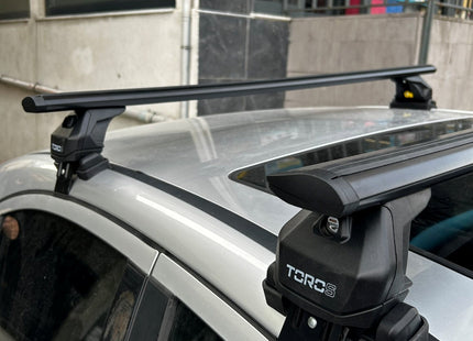 For Mercedes C Series W203 Roof Rack System, Aluminium Cross Bar, Normal Roof, Black