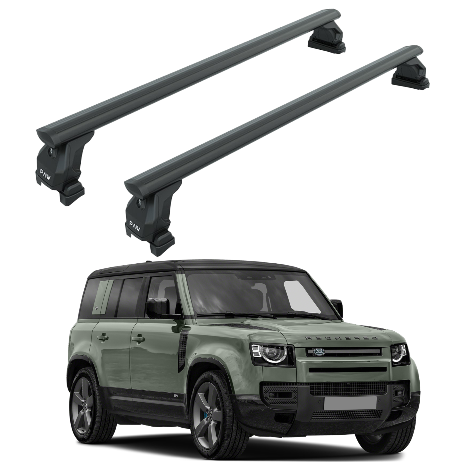For  Land Rover Defender 110 2020-2025 Cross Bars Fix Pro Black