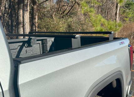 BR1 Silver Trunk Bed Carrier Roof Racks for Toyota Hilux 2021-Up