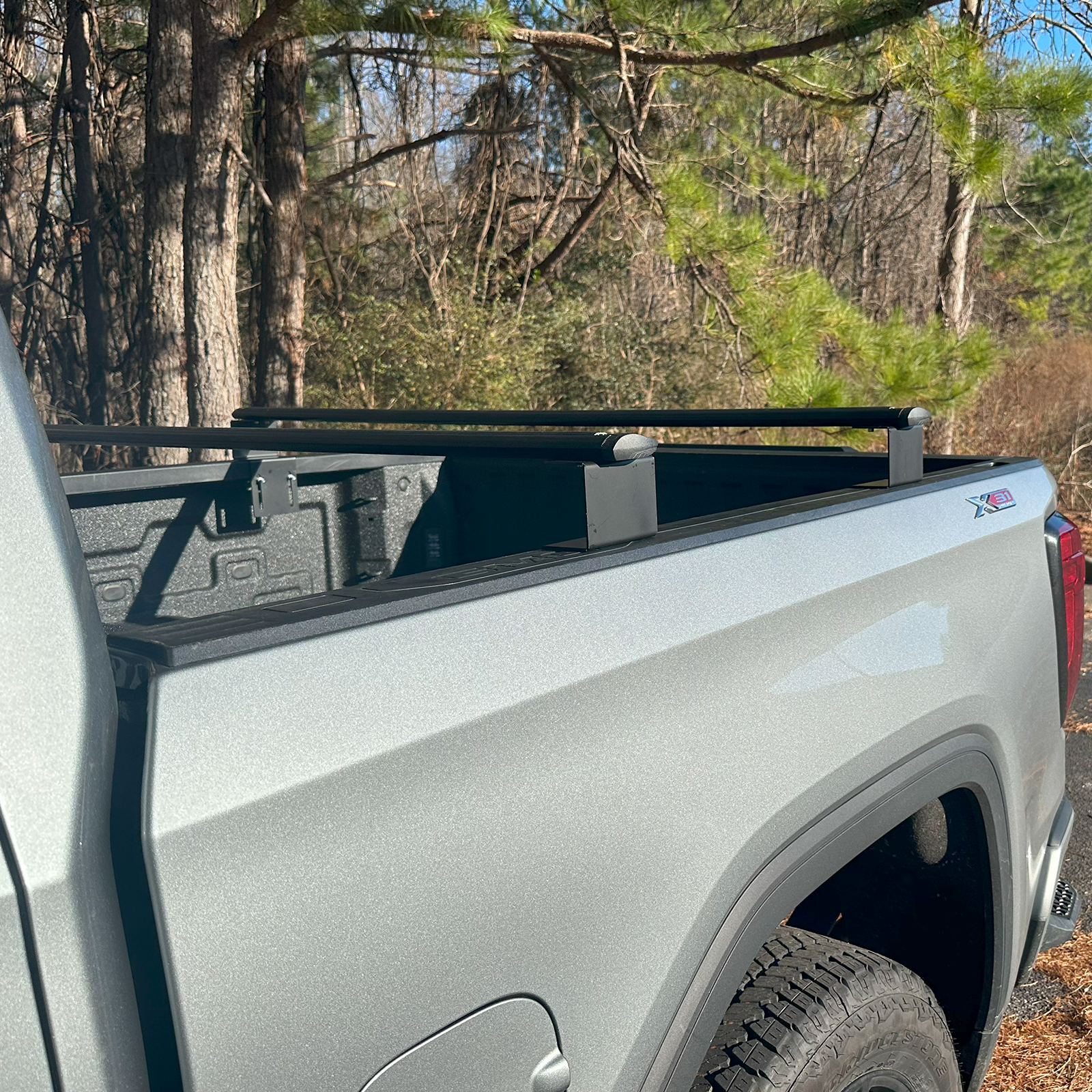 BR1 Black Trunk Bed Carrier Roof Racks for Toyota Hilux 2021-Up